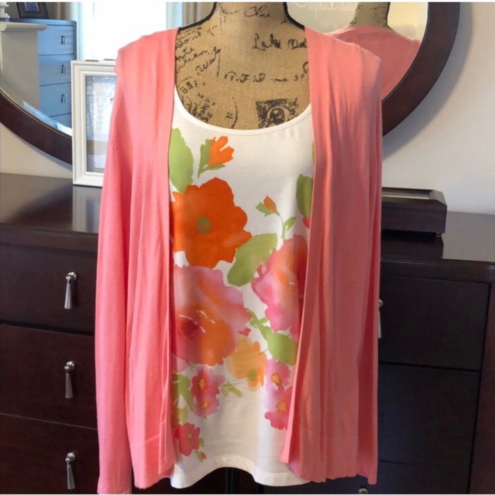 Jones New York Floral Tank